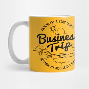 Business Trip Adventure Outdoors Nature Vintage Handcrafted Retro Graphic Mug